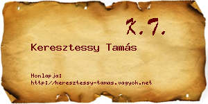 Keresztessy Tamás névjegykártya
