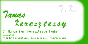 tamas keresztessy business card